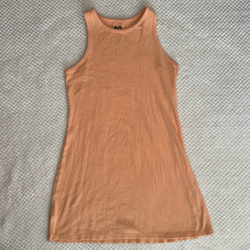 SO orange creamsicle summer tank dress Size Small